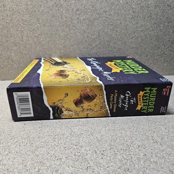 Murder Mystery Party The Champagne Murder Dinner Party University Games Open Box - Picture 4 of 5